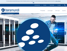 Tablet Screenshot of baramundi.de