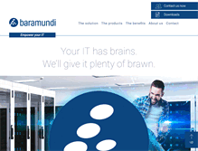 Tablet Screenshot of baramundi.com